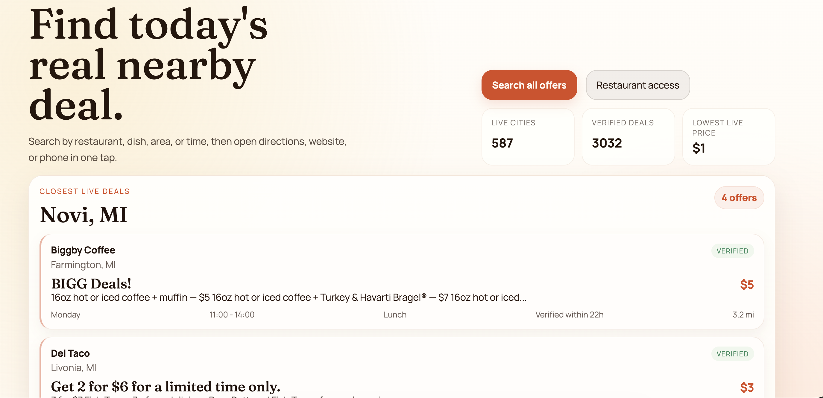 FoodDealsToday product preview